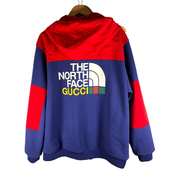 Gucci x The North Face Full Zip Hooded Jacket Men’s XXL - Designer Preppy Luxury - Picture 1 of 16